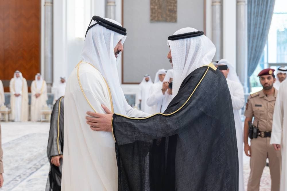 His Highness Meets with Kuwait Crown Prince