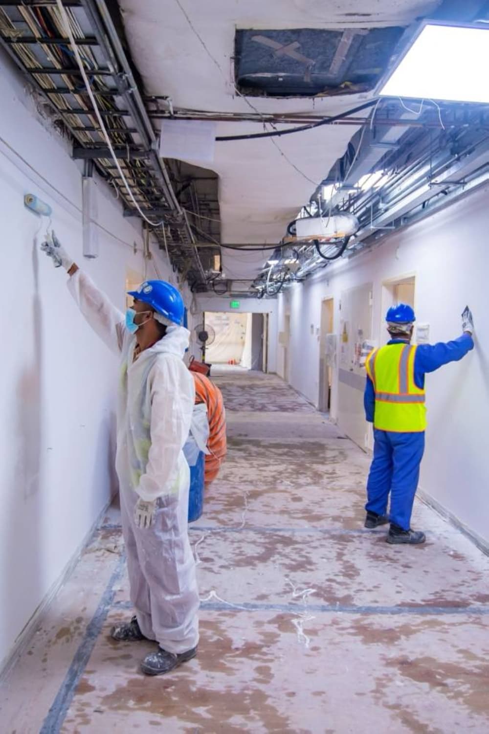 Al Rmeila Hospital Security Progress
