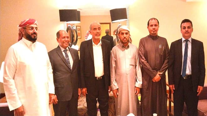 الصبيحي يستقبل قيادة المجلس الثوري الجنوبي في الرياض