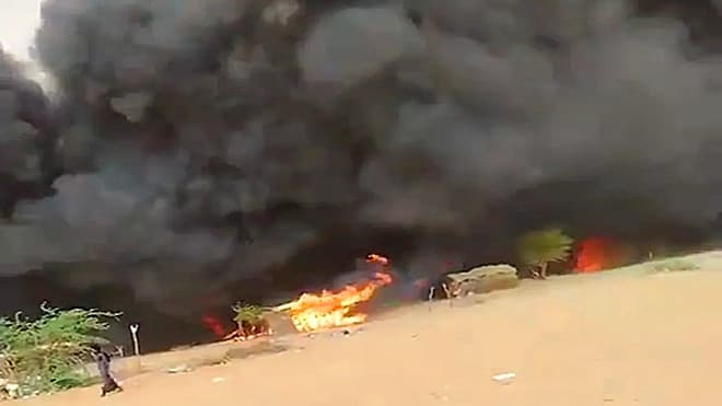 Houthi Rockets Hit Sahan al-Jinn Camp