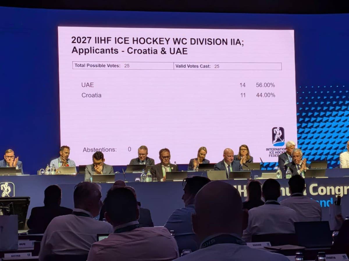 UAE awarded 2027 Ice Hockey World Cup