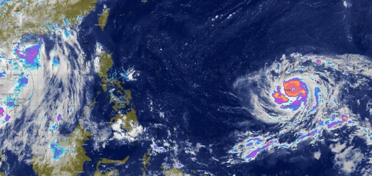 Super Typhoon Pafi Approaching Pacific Islands