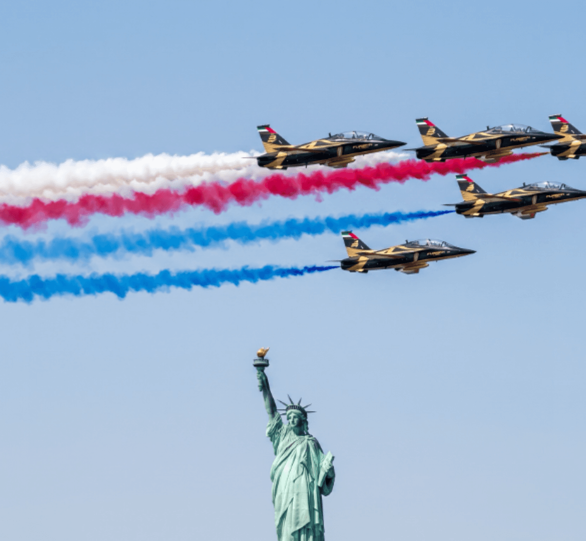 Emirati knights shine in US Independence events