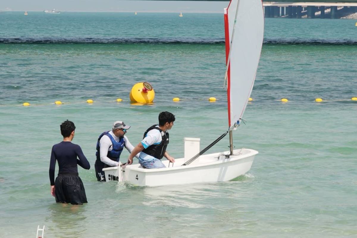 Widespread Participation in Dubai Maritime Modern Sailing Summer Camp