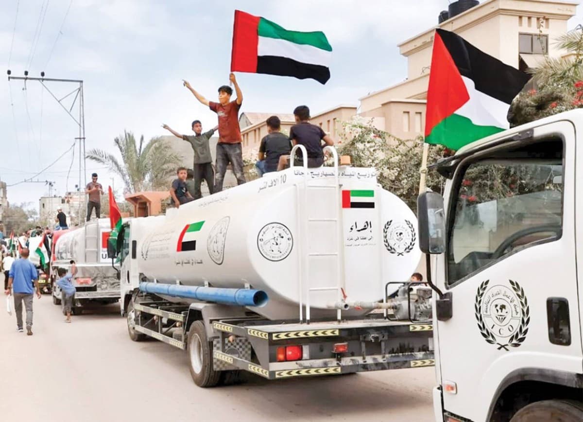 الإمارات تنفذ 8 مبادرات إنسانية في غزة