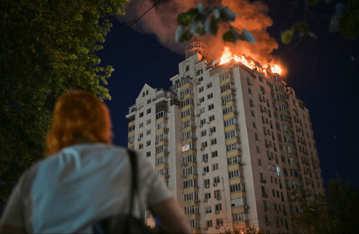 Five Explosions Hit Kyiv After Russian Missile Attack