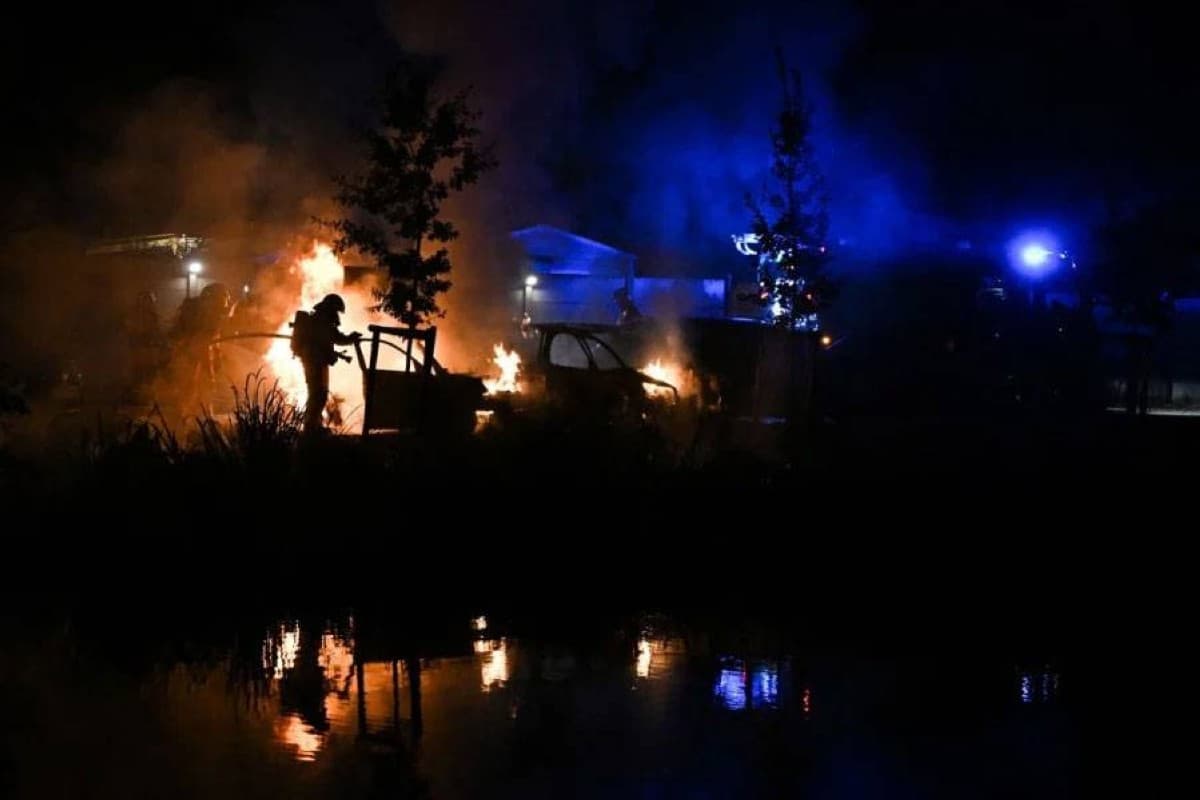 Thirty-two people detained in France over suspicion of arson fires