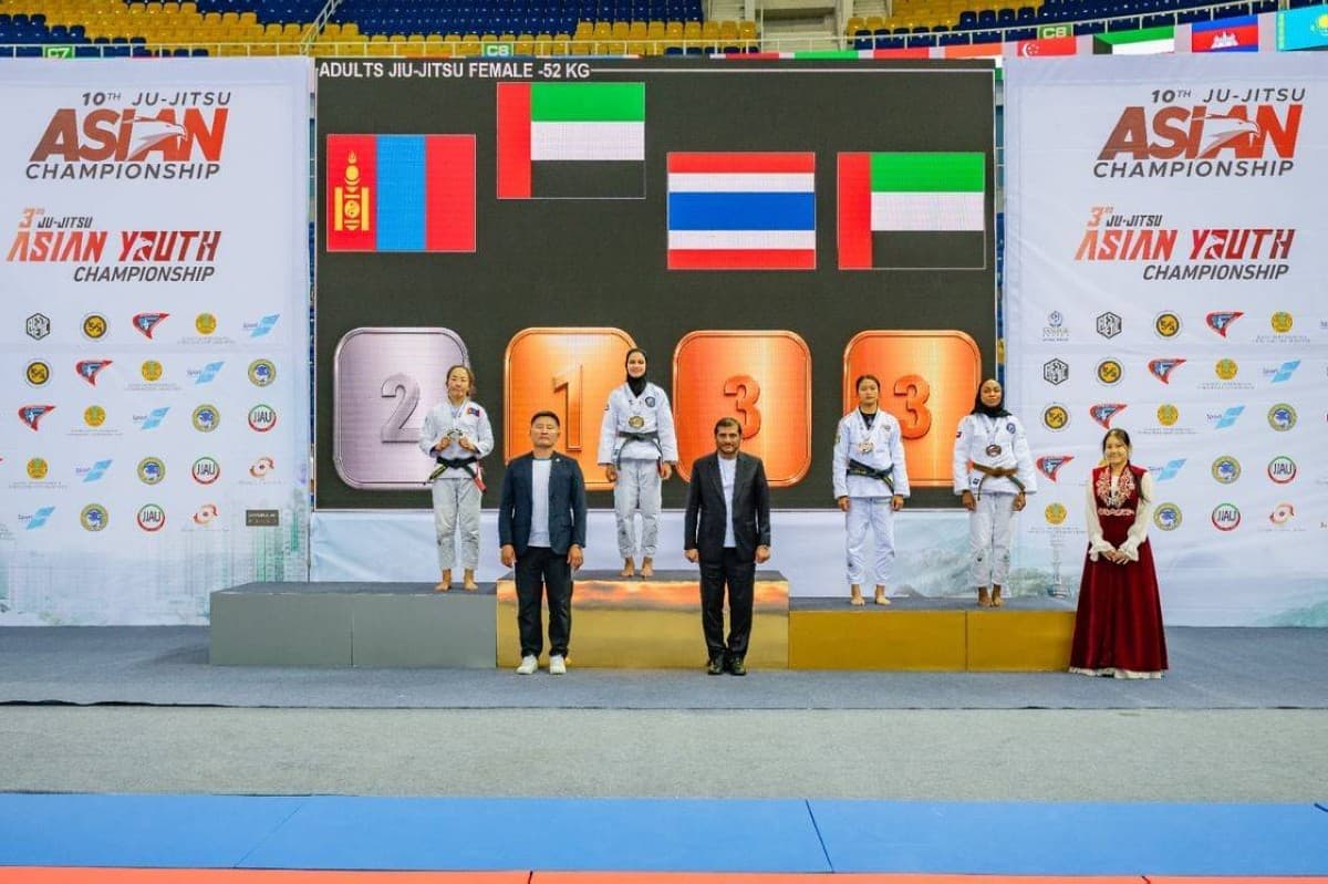 منتخب الإمارات للجوجيتسو يحرز 6 ميداليات في آسيا