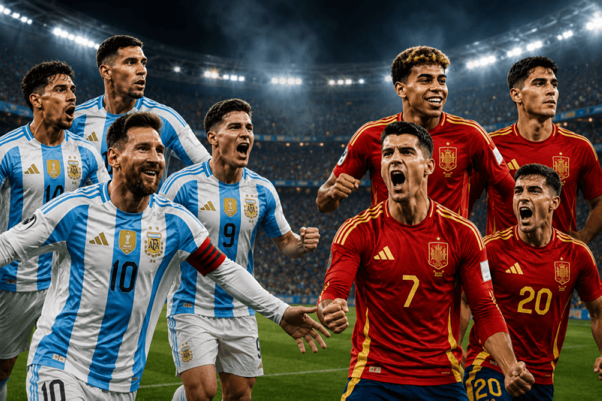 مباراة الأرجنتين وإسبانيا في مونديال 2026