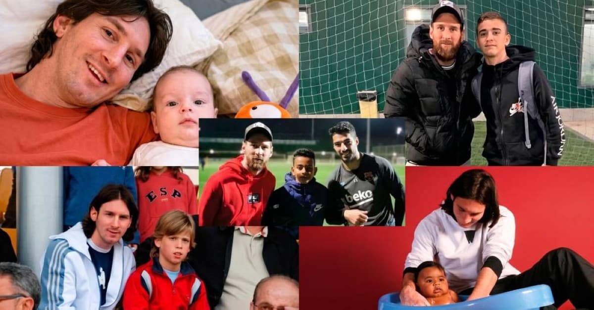 Children who once took photos with Messi now compete with him