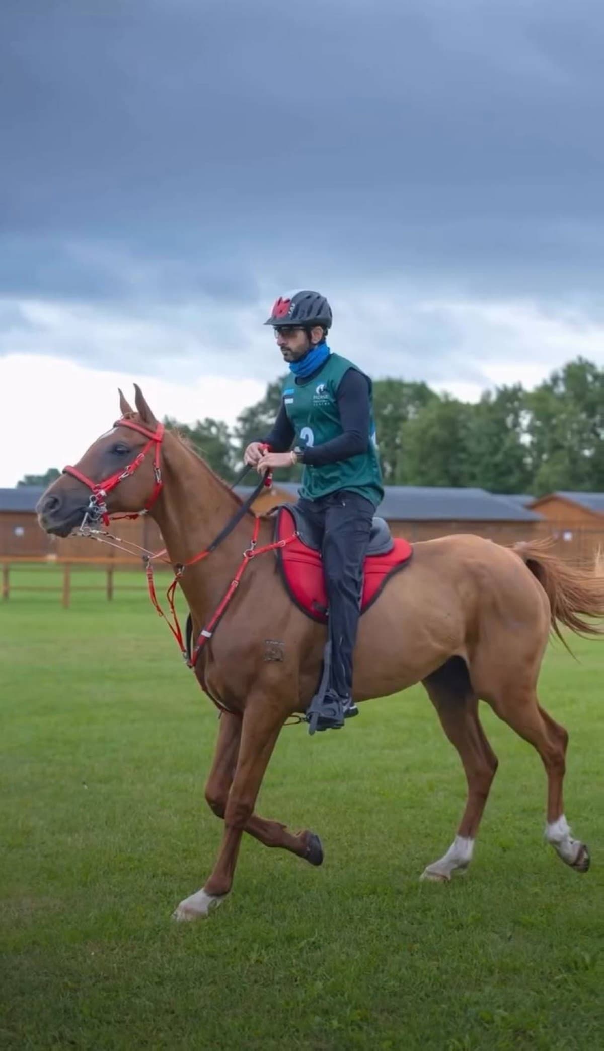 Hamad bin Mohammed competes in Estonia endurance race