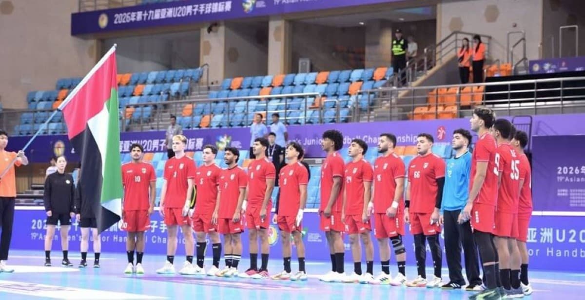 UAE team secures silver at Asian Youth Handball