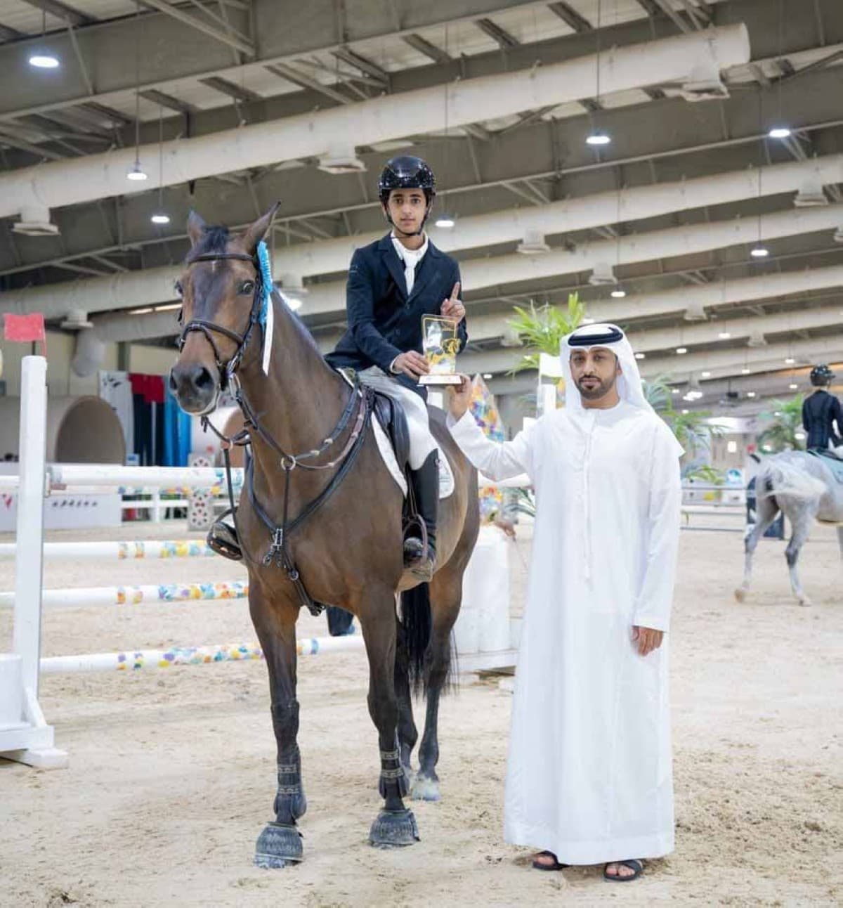 Al-Zeebi and Al-Karbi excel in Abu Dhabi show jumping