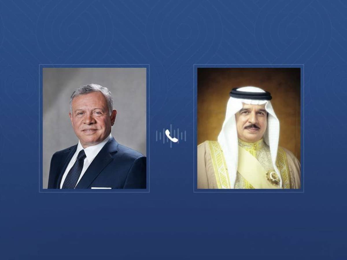 Bahraini and Jordanian Kings Talk De-escalation