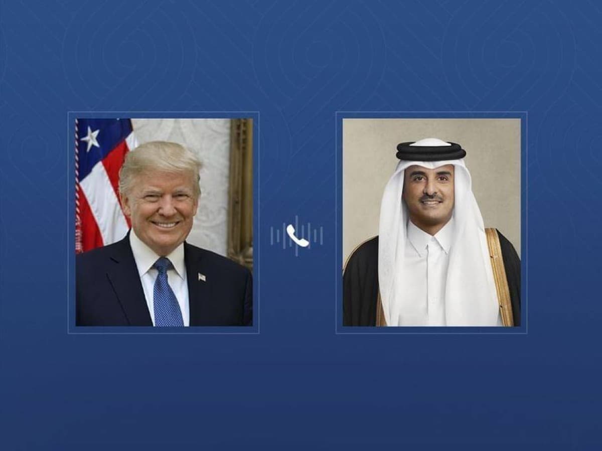 أمير قطر يناقش مع واشنطن جهود خفض التوتر