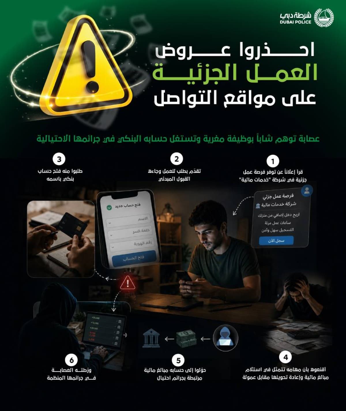 Dubai Police Warns About Social Media Job Posts