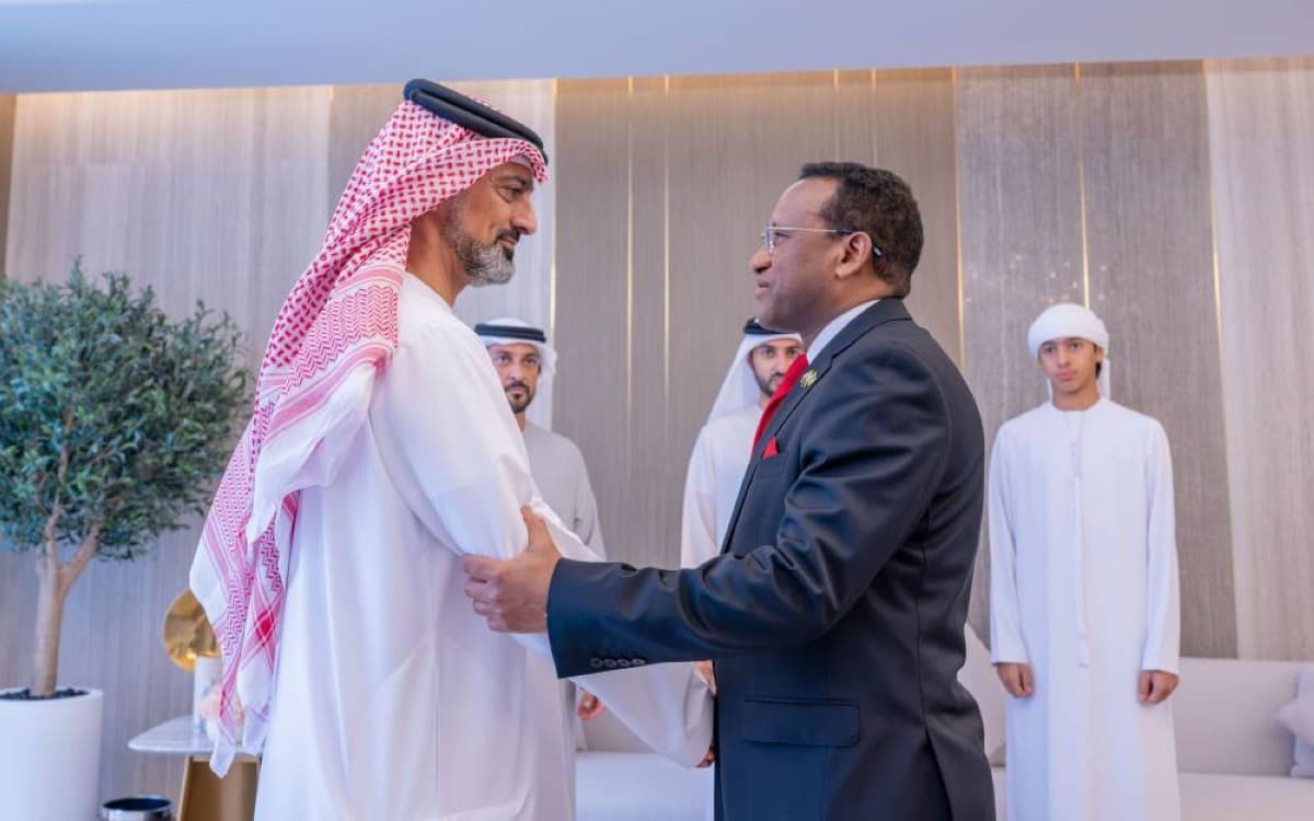 عمار بن حميد يبحث مع السفير الإثيوبي التعاون