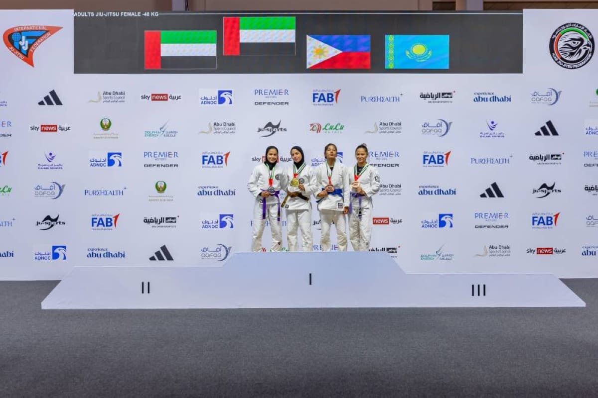 إنجازات الإمارات بميداليات في بطولة العالم للجوجيتسو