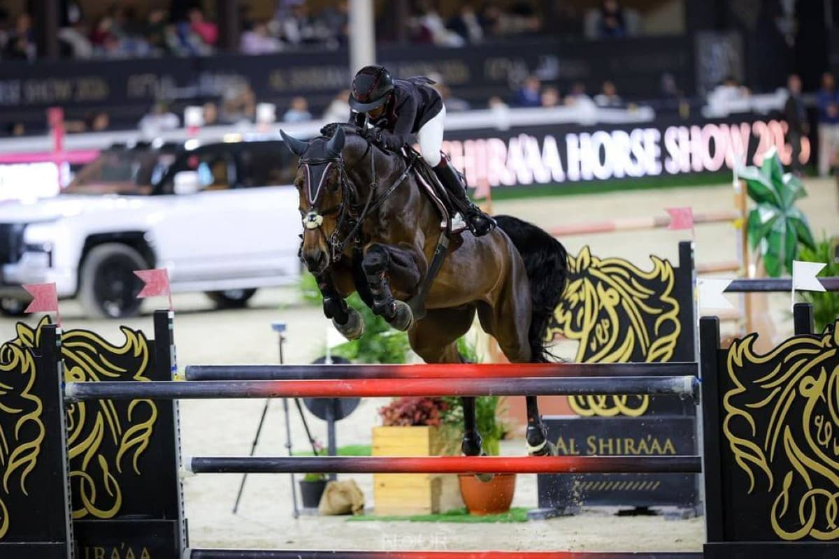Latifa Al Maktoum joins Emirates Knights at World Equestrian Championship