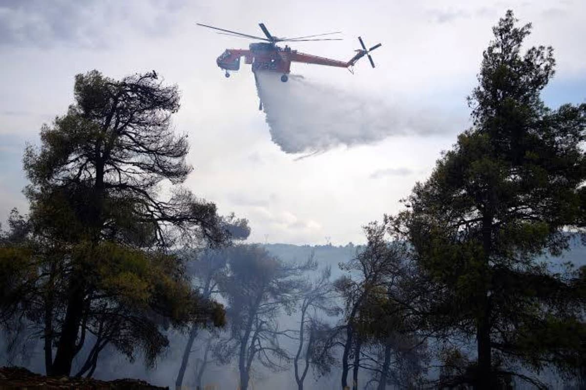 Greece issues wildfire alert