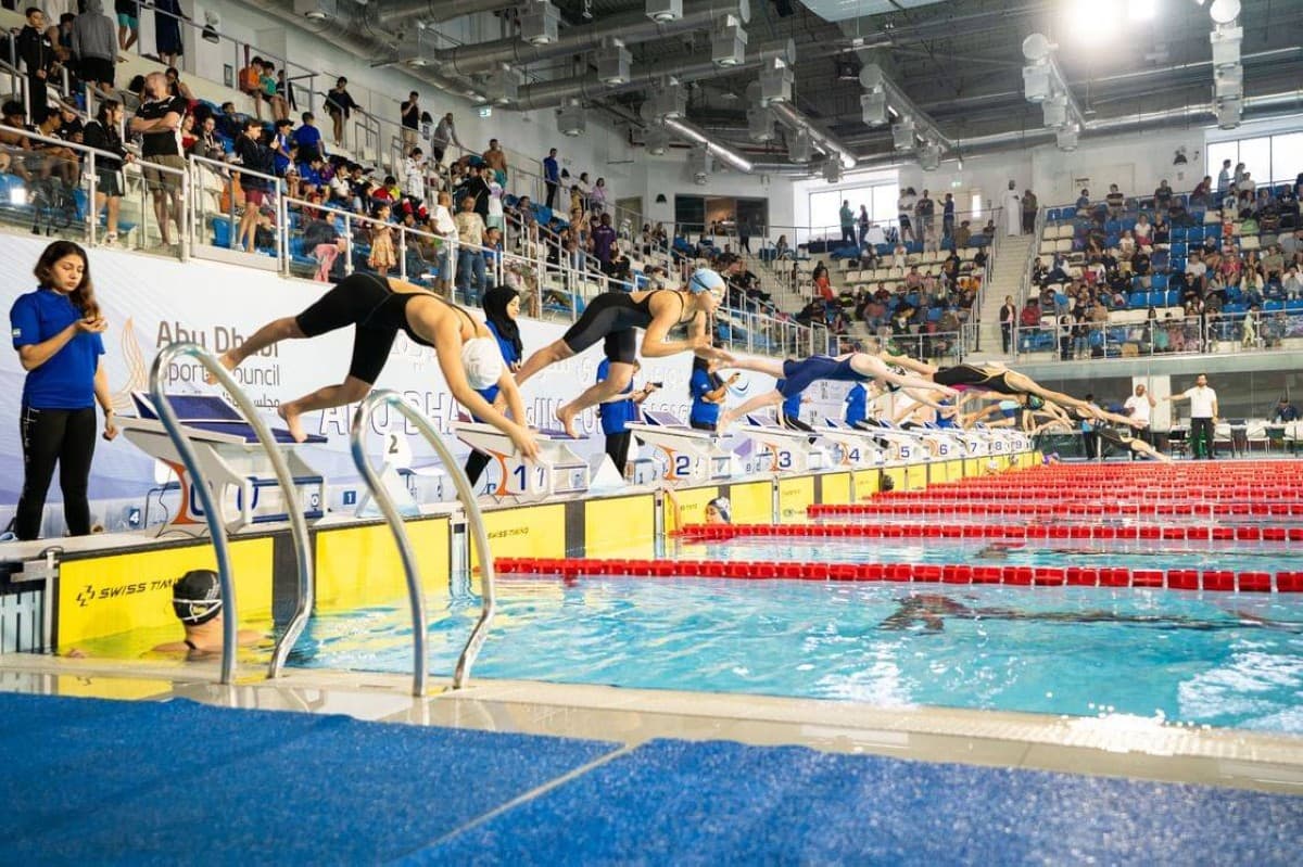 Over 400 Participants at Swim for Life Abu Dhabi