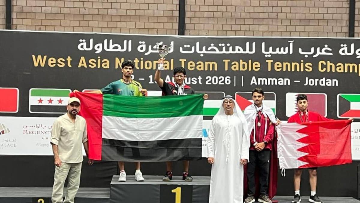 منتخب الطاولة يحقق سبع ميداليات في غرب آسيا