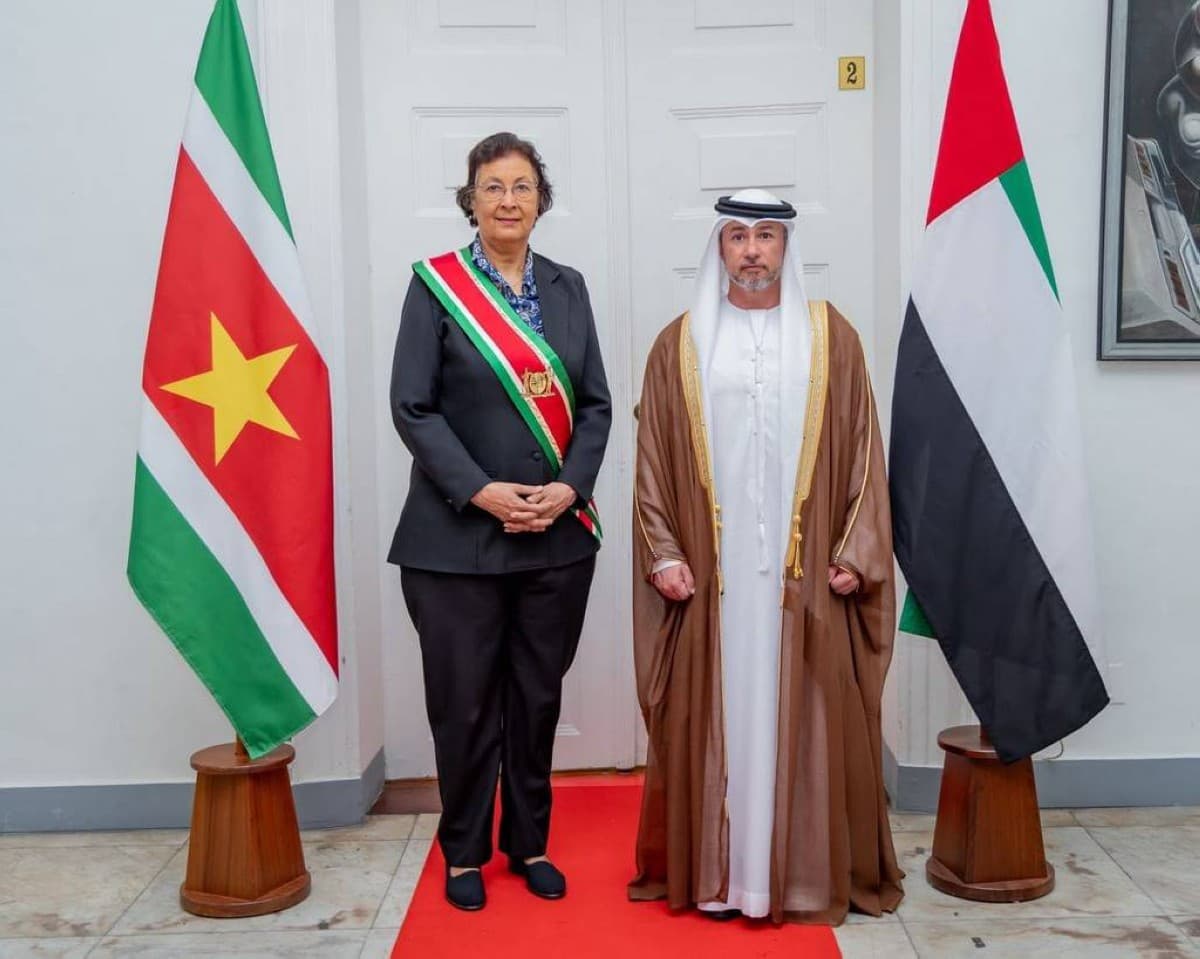 UAE ambassador presents credentials in Suriname
