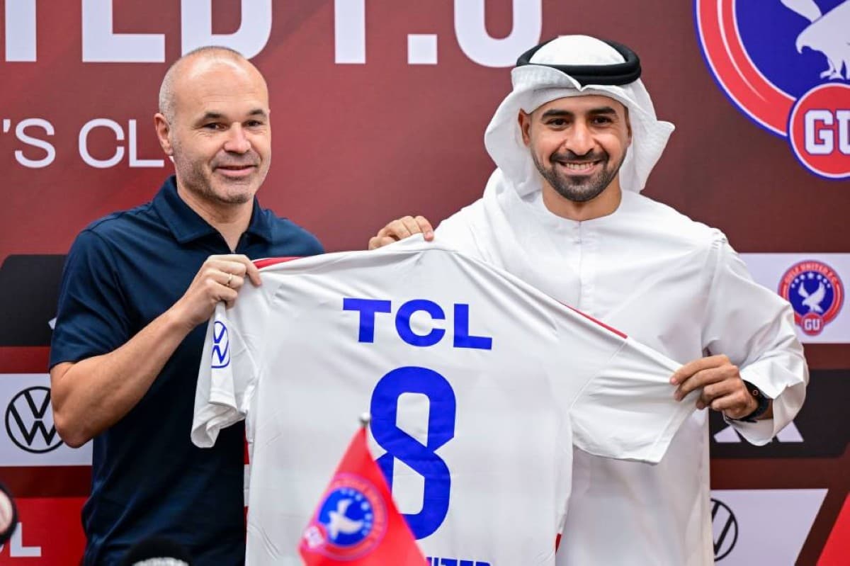 Iniesta Starts Training in UAE
