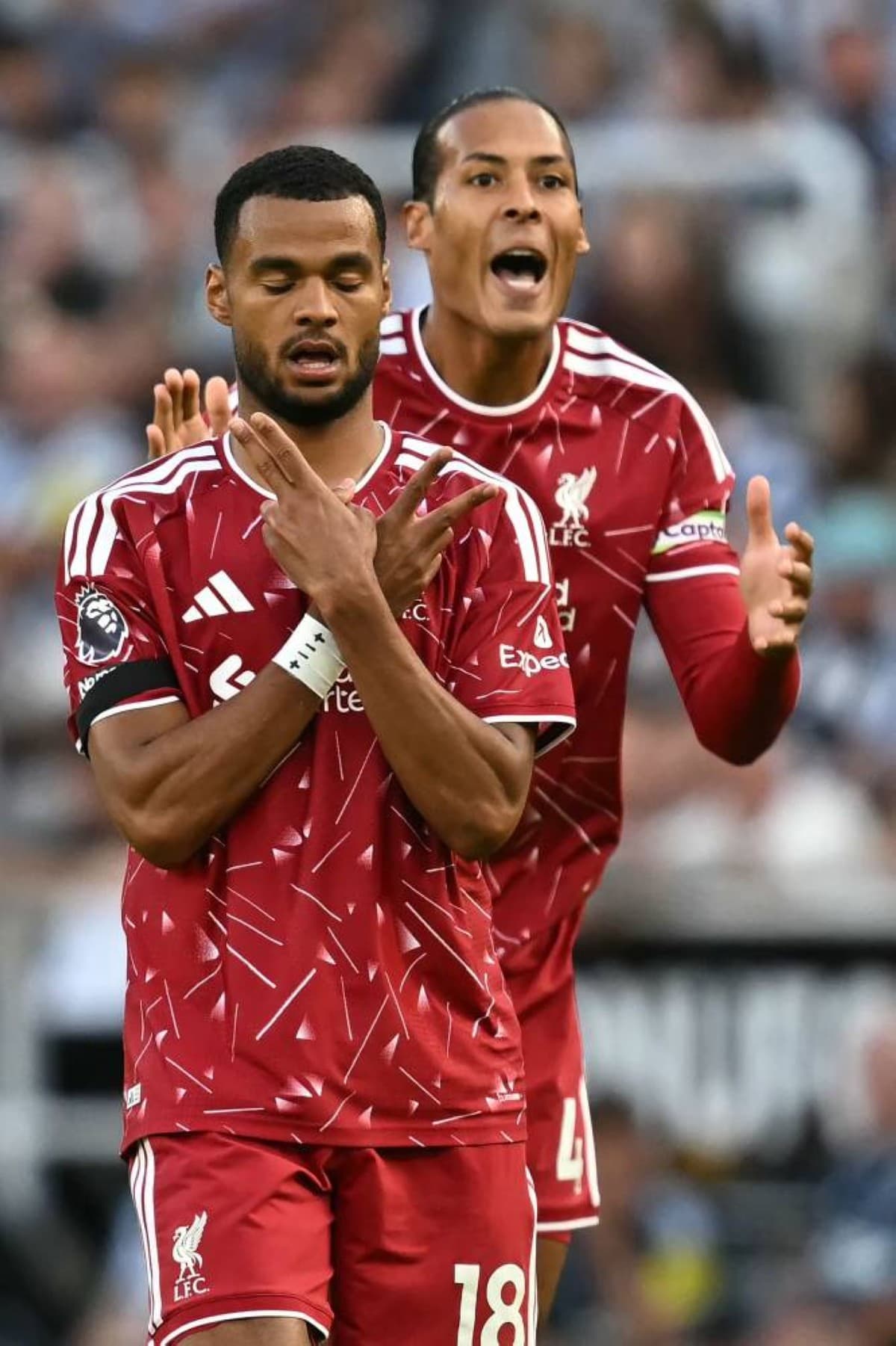Van Dijk calls for Liverpool response