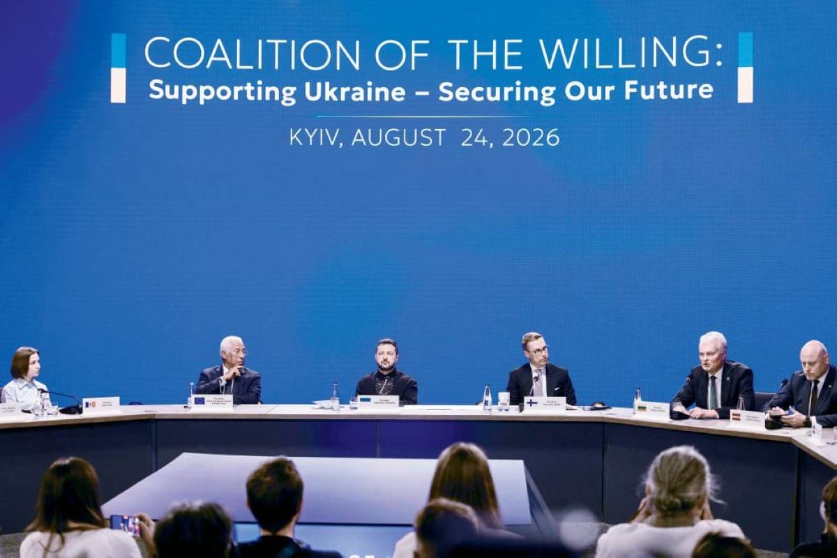 Europeans visit Kyiv for support