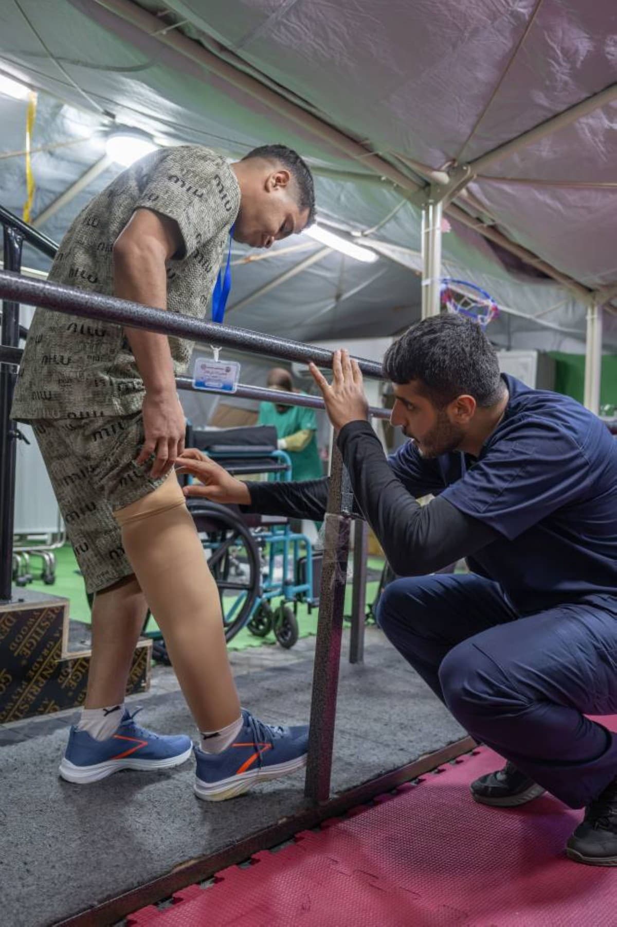 UAE Floating Hospital Fits 64 Palestinian Prosthetics