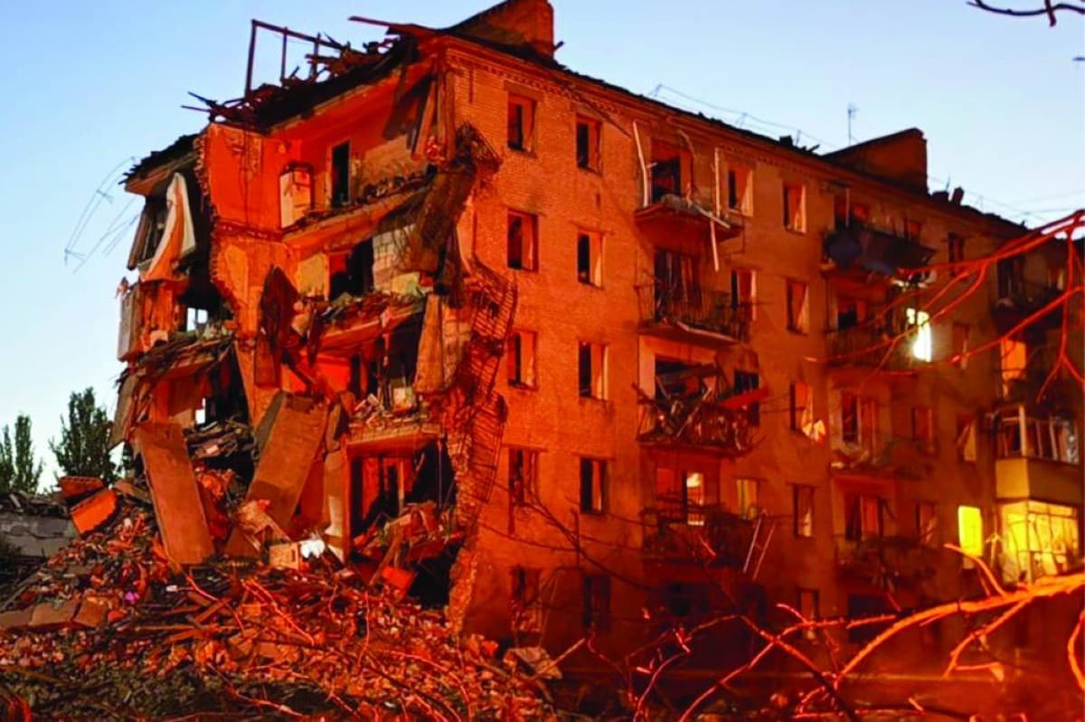 Russian strikes affect Ukraine