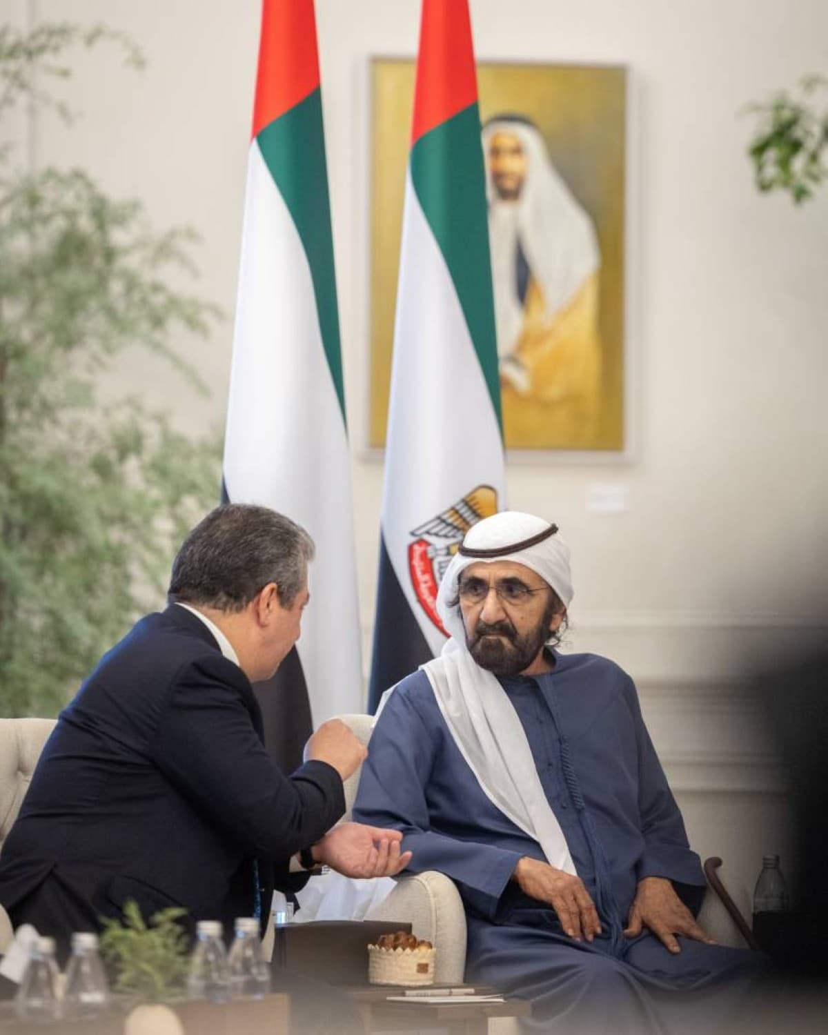 Mohammed bin Zayed Hosts Kurdistan PM