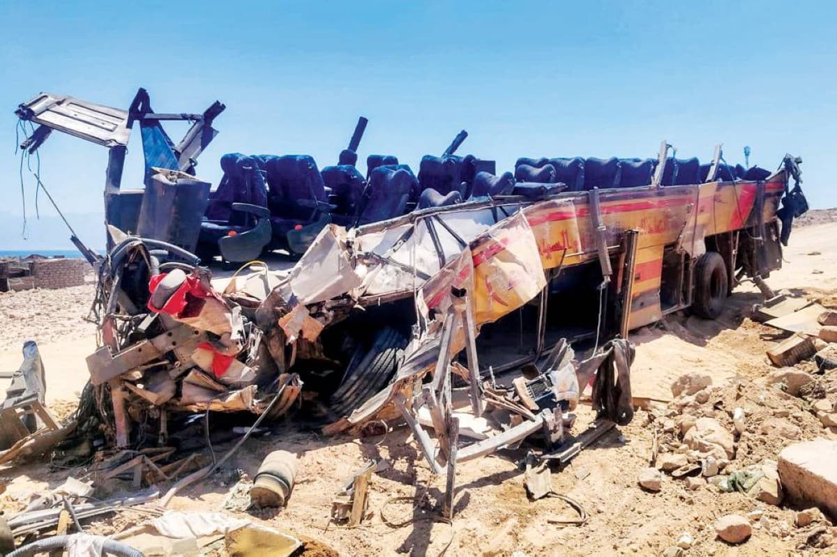 South Sinai bus crash kills 22
