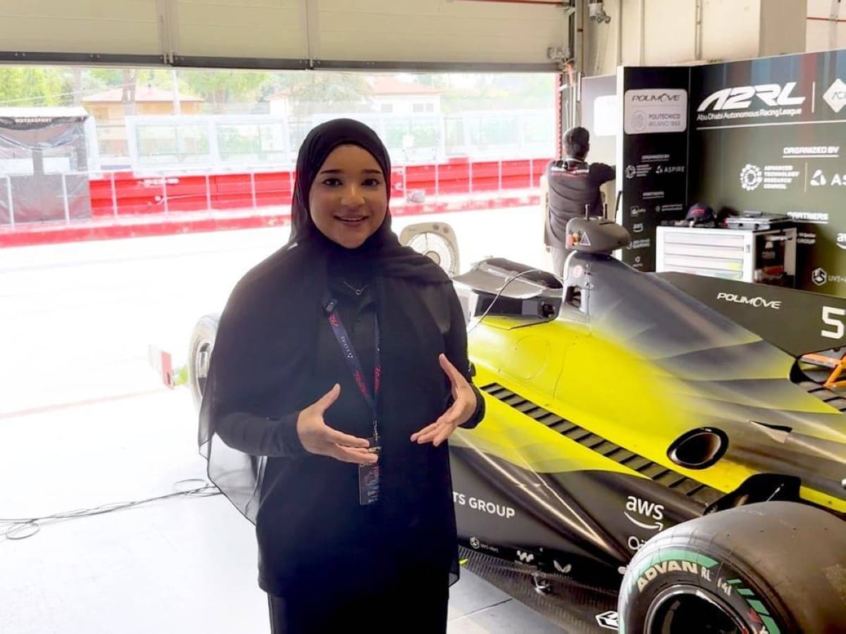 Amna Al Marzouqi joins UAE team at A2RL league in Imola