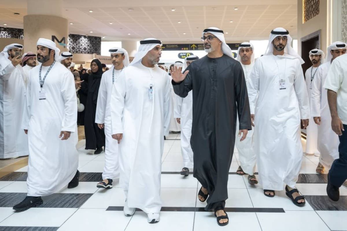 Khaled bin Mohammed attends Abu Dhabi Hunting Expo