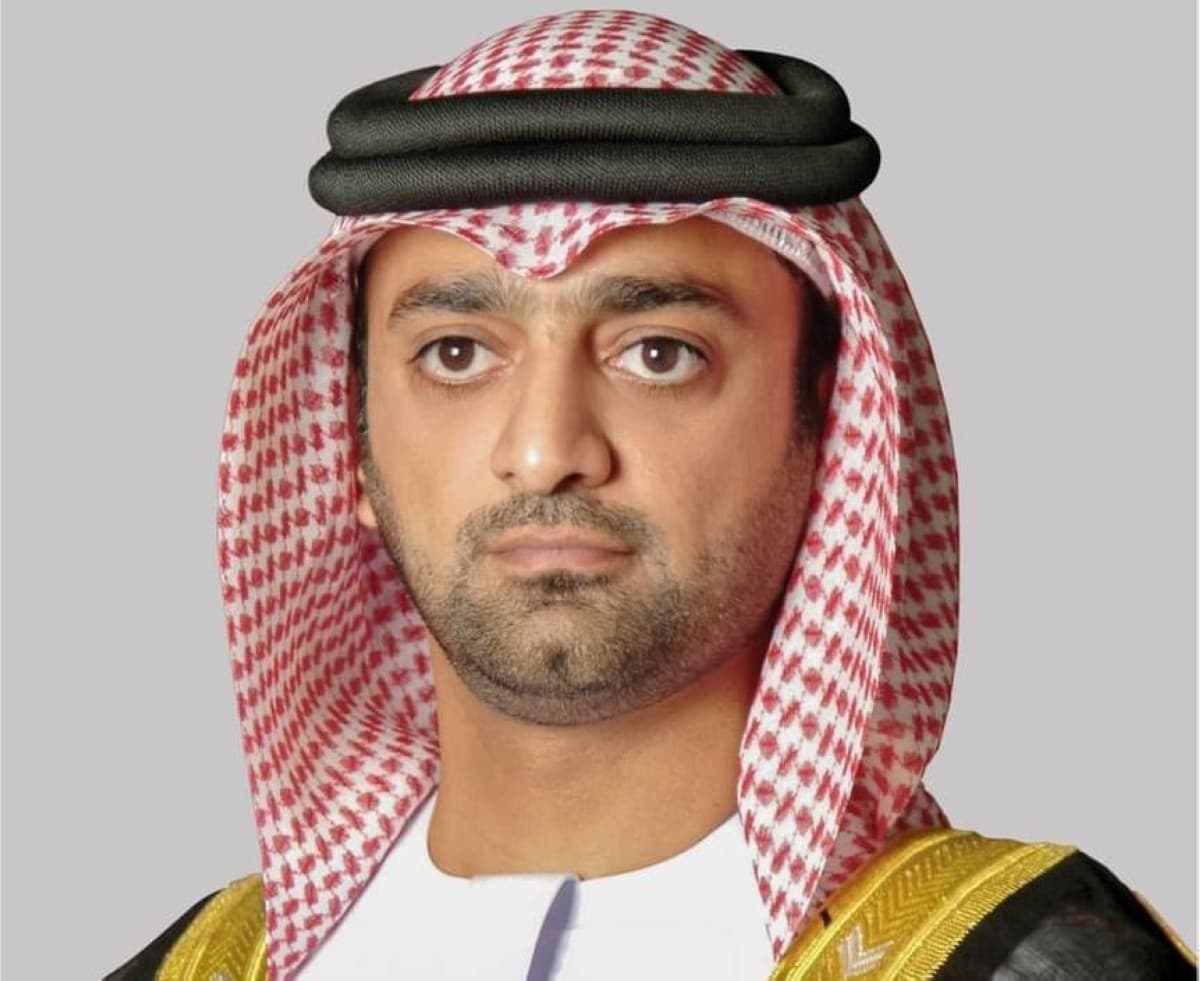 ولي عهد عجمان يثمن خدمة حميد بن راشد