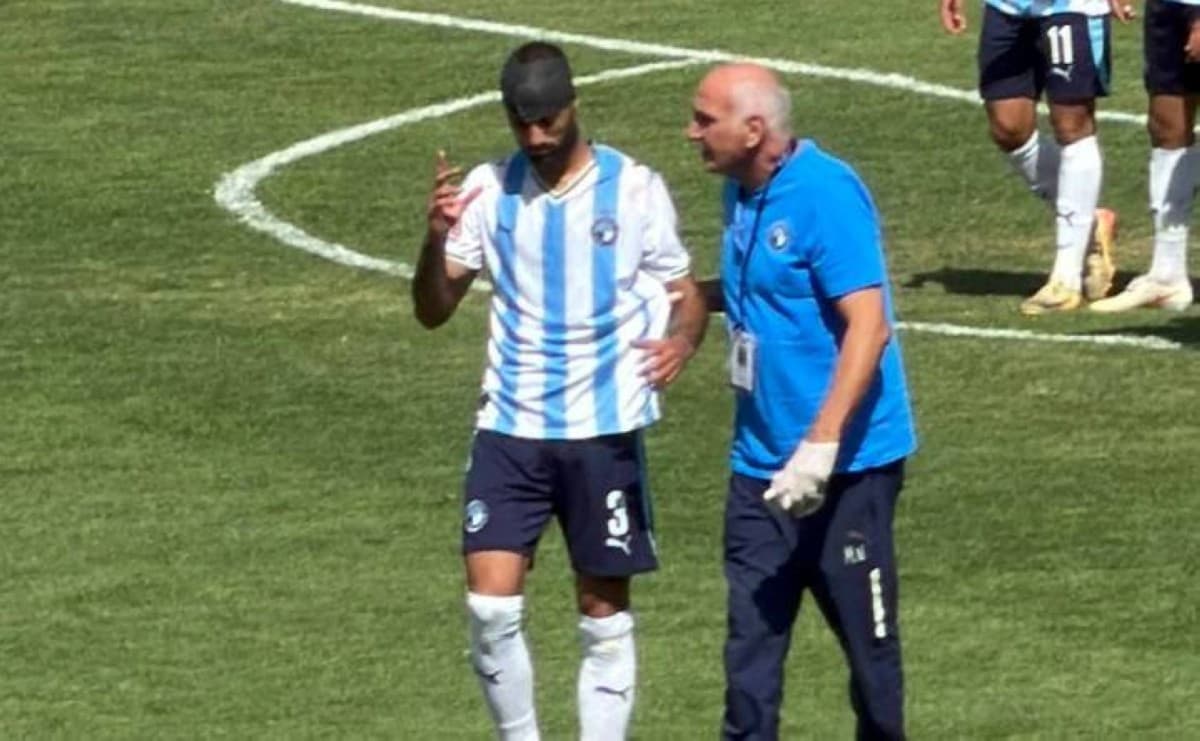 Pyramids defender hospitalized after head injury