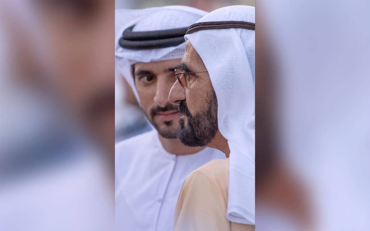 محمد بن راشد يهنئ حمدان