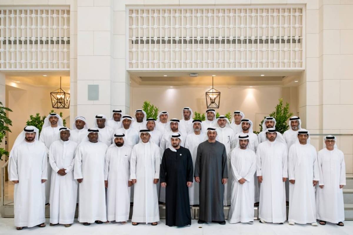 UAE Leader Meets 1990 World Cup Team