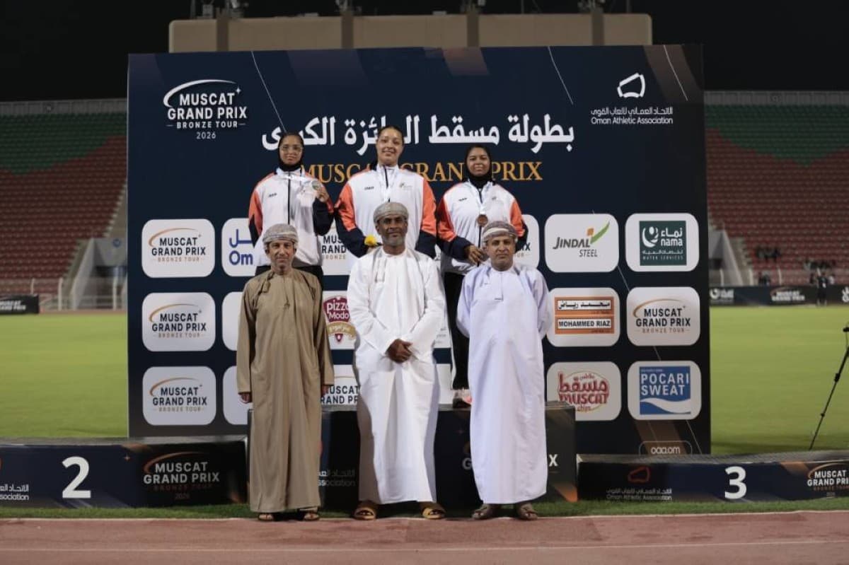 Abu Dhabi Athletics Wins 8 Medals at Muscat Grand Prix