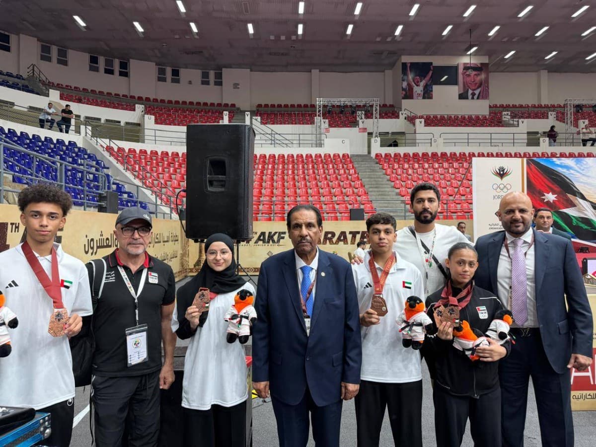 UAE wins 5 bronze at Karate Asia