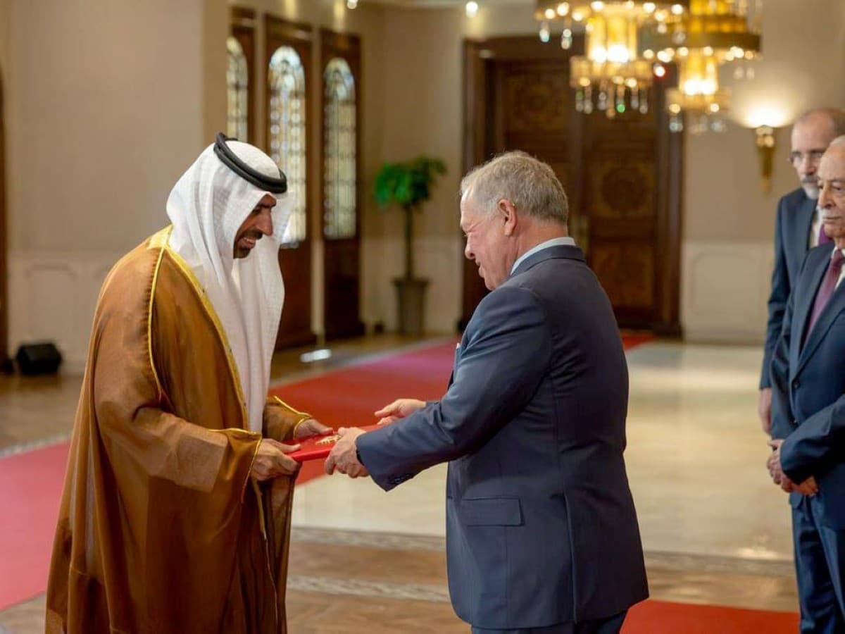 UAE ambassador presents credentials to Jordan’s king