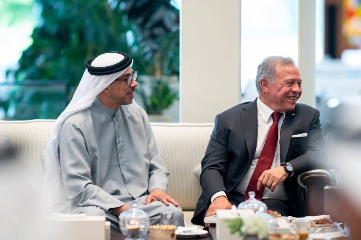 Jordan King and President discuss bilateral ties