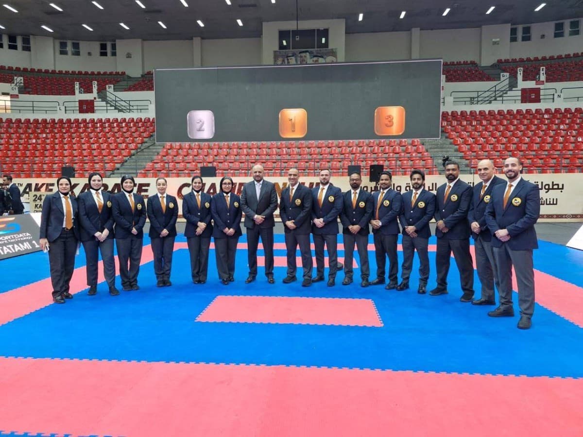UAE Deploys 14 Referees at Asian Karate Tournament
