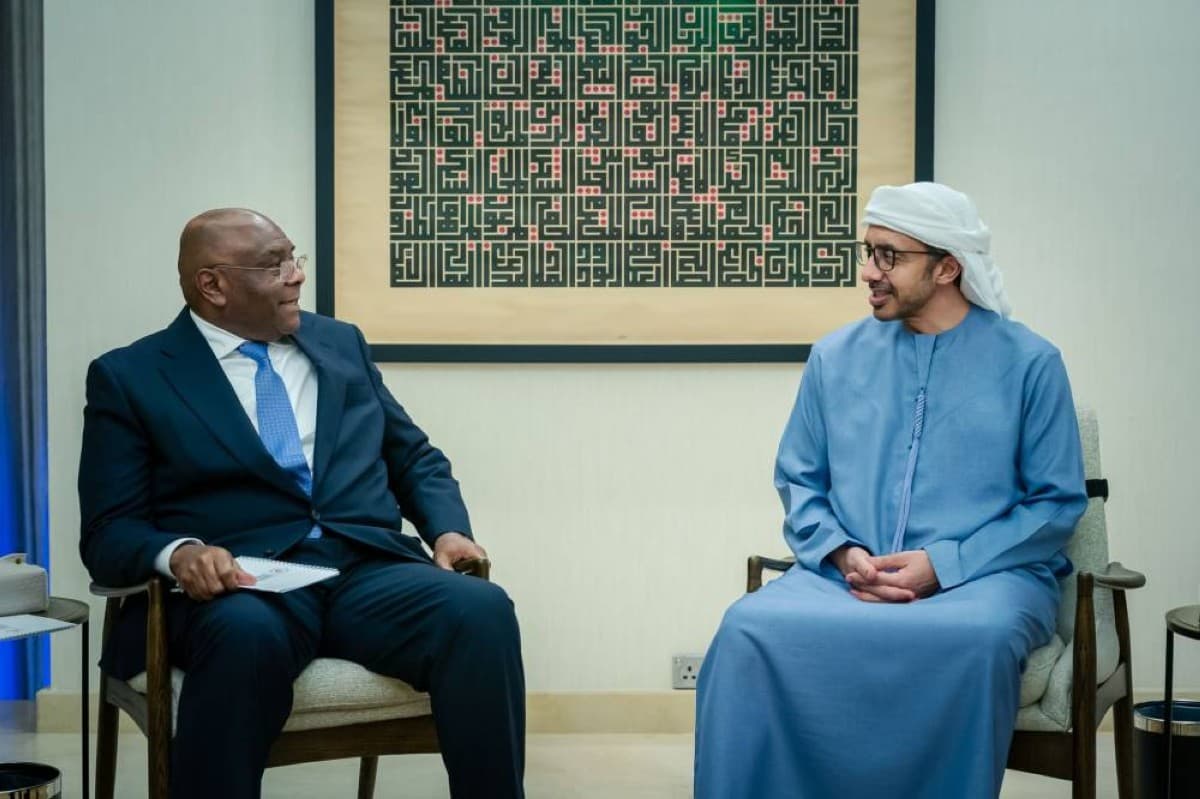Abdullah bin Zayed discusses with Congo's deputy prime minister