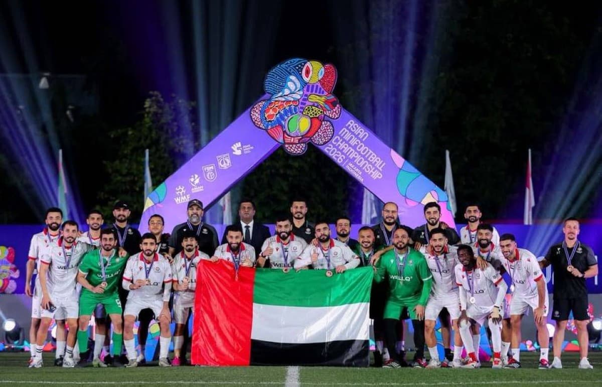 منتخب الإمارات للكرة المصغرة يحصد برونزية آسيا