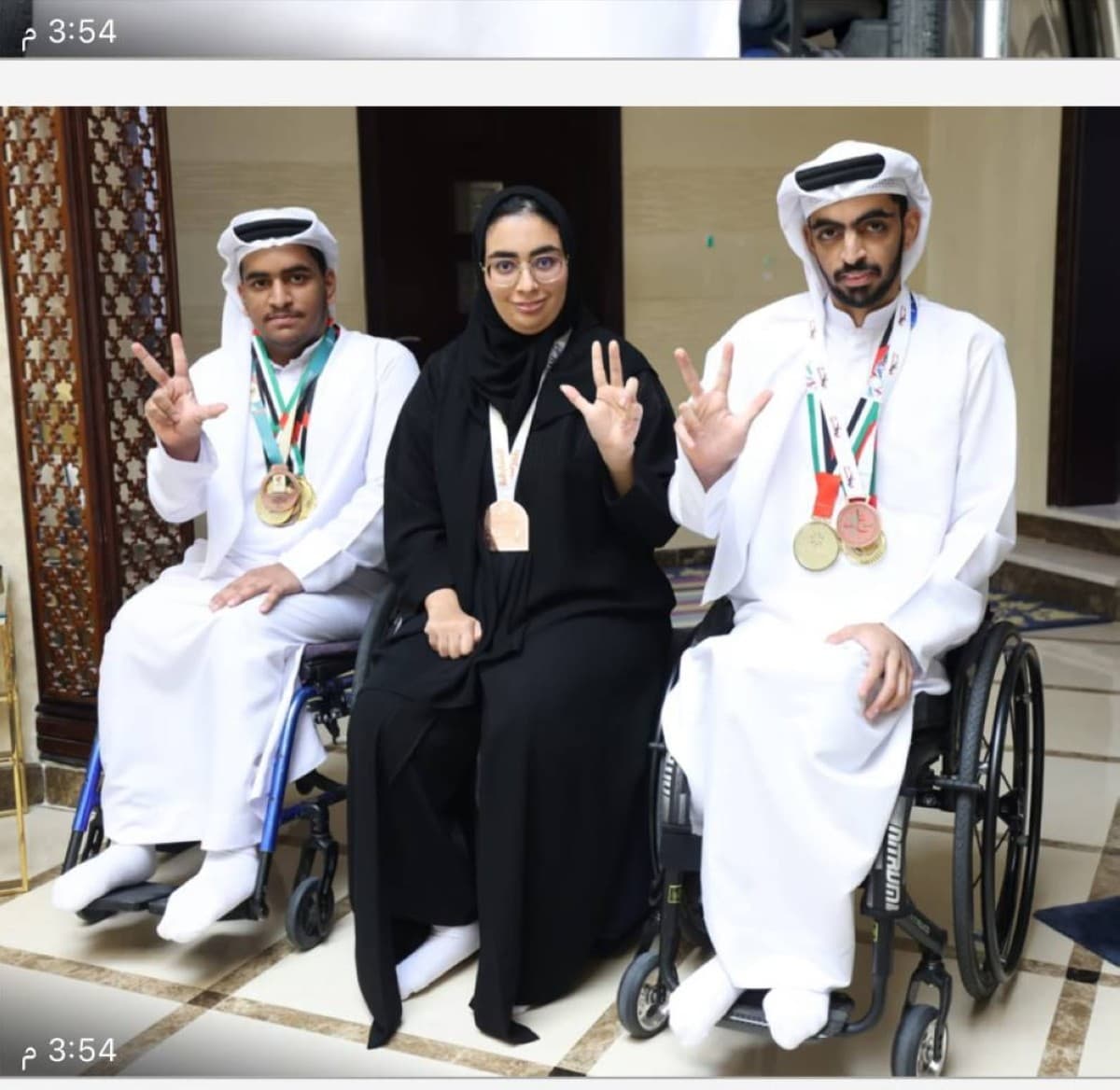 Emirati family with gold medal heroes