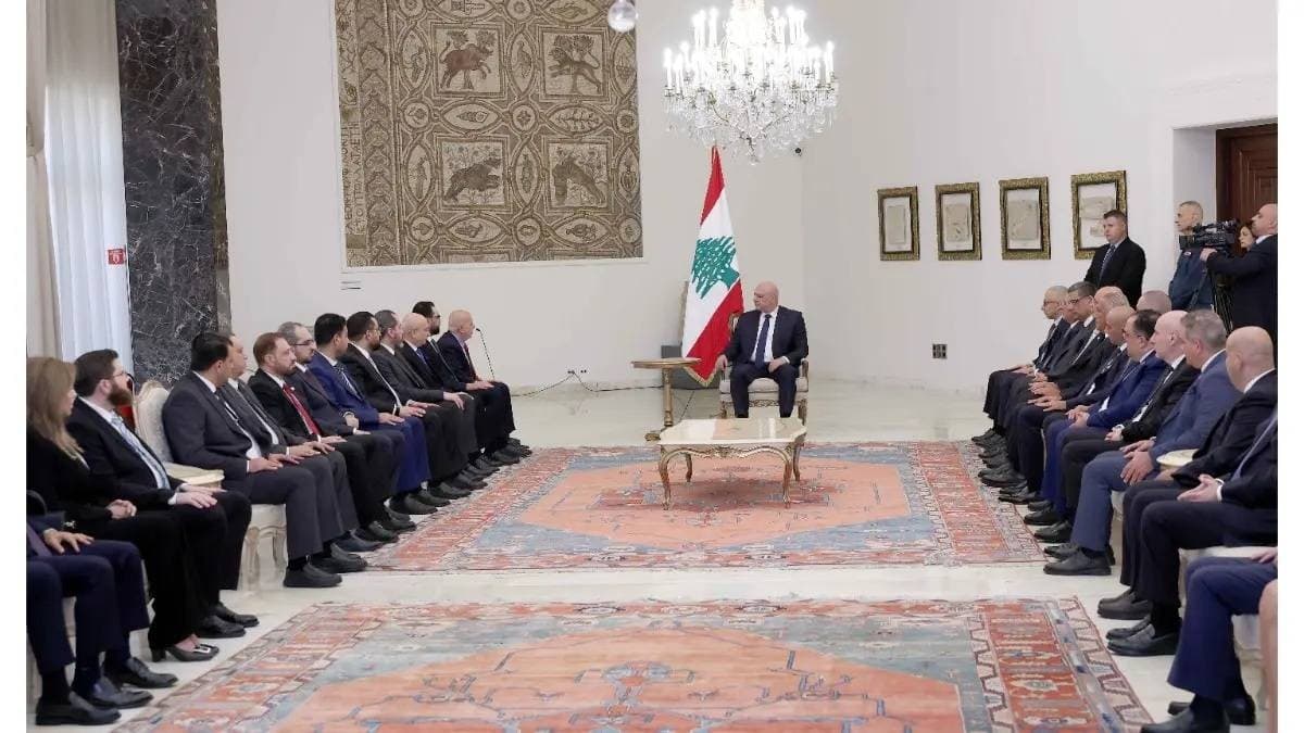 Black Line extends across Lebanon and Syria