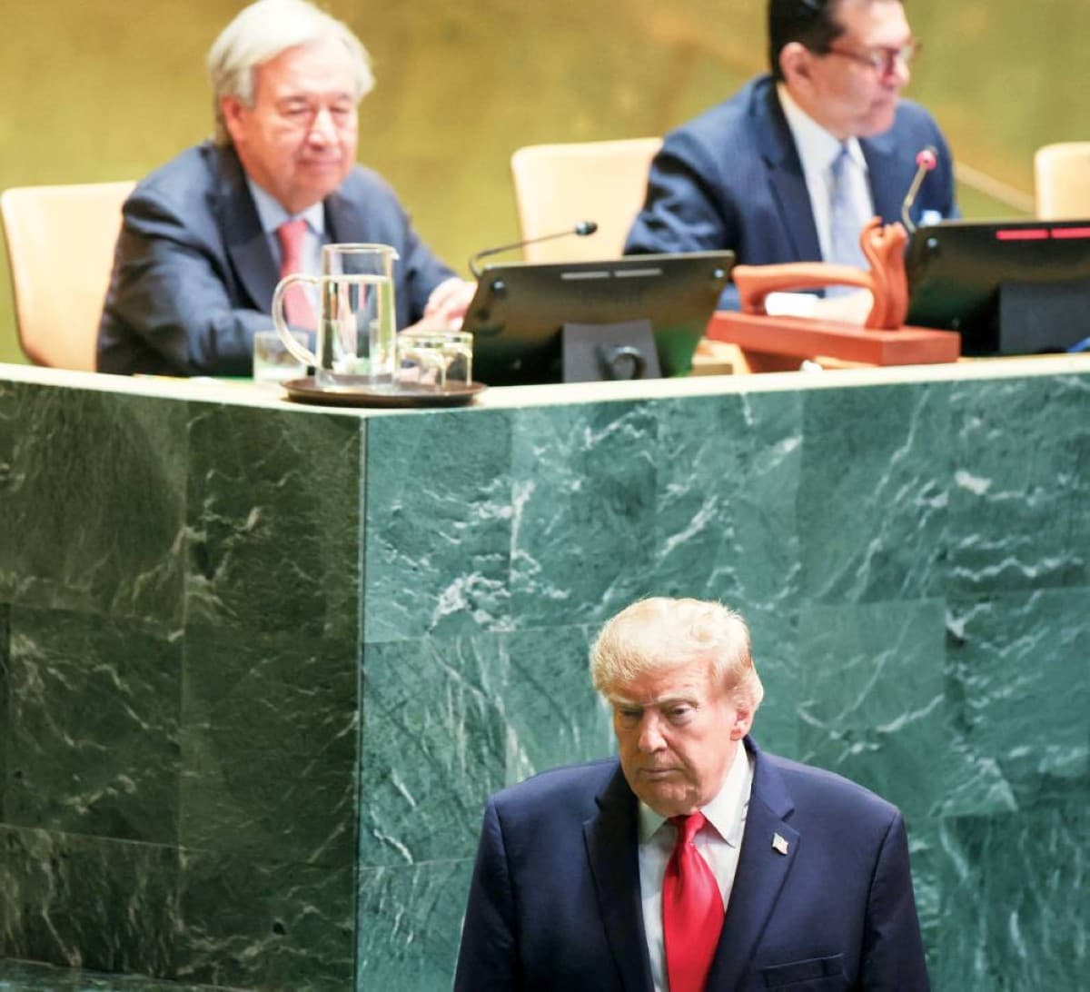 Trump's speech tests power and dealmaking